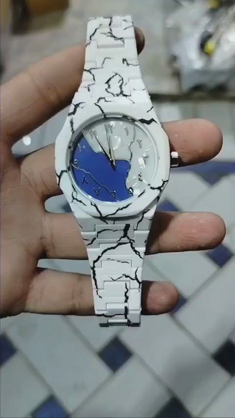 Tiger Aura Watch Stylish Design Durable Build Comfortable Strap Clear Display Perfect For Daily Wear And Special Occasions